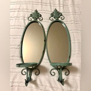 NWT Hobby Lobby Mirrored Candle Holder Set